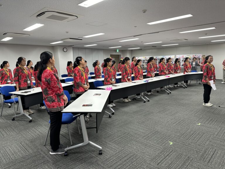 Acara penerimaan Sepermarket Belc di Jepang